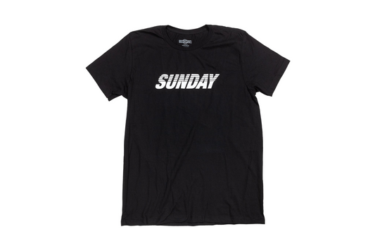 SUNDAY SHREDD TEE L BLACK