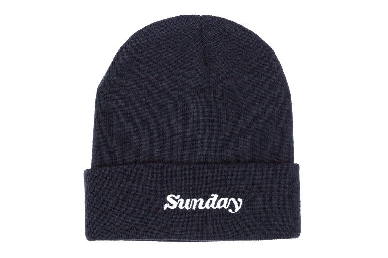 SUNDAY CLASSY CUFF BEANIE NAVY BLUE