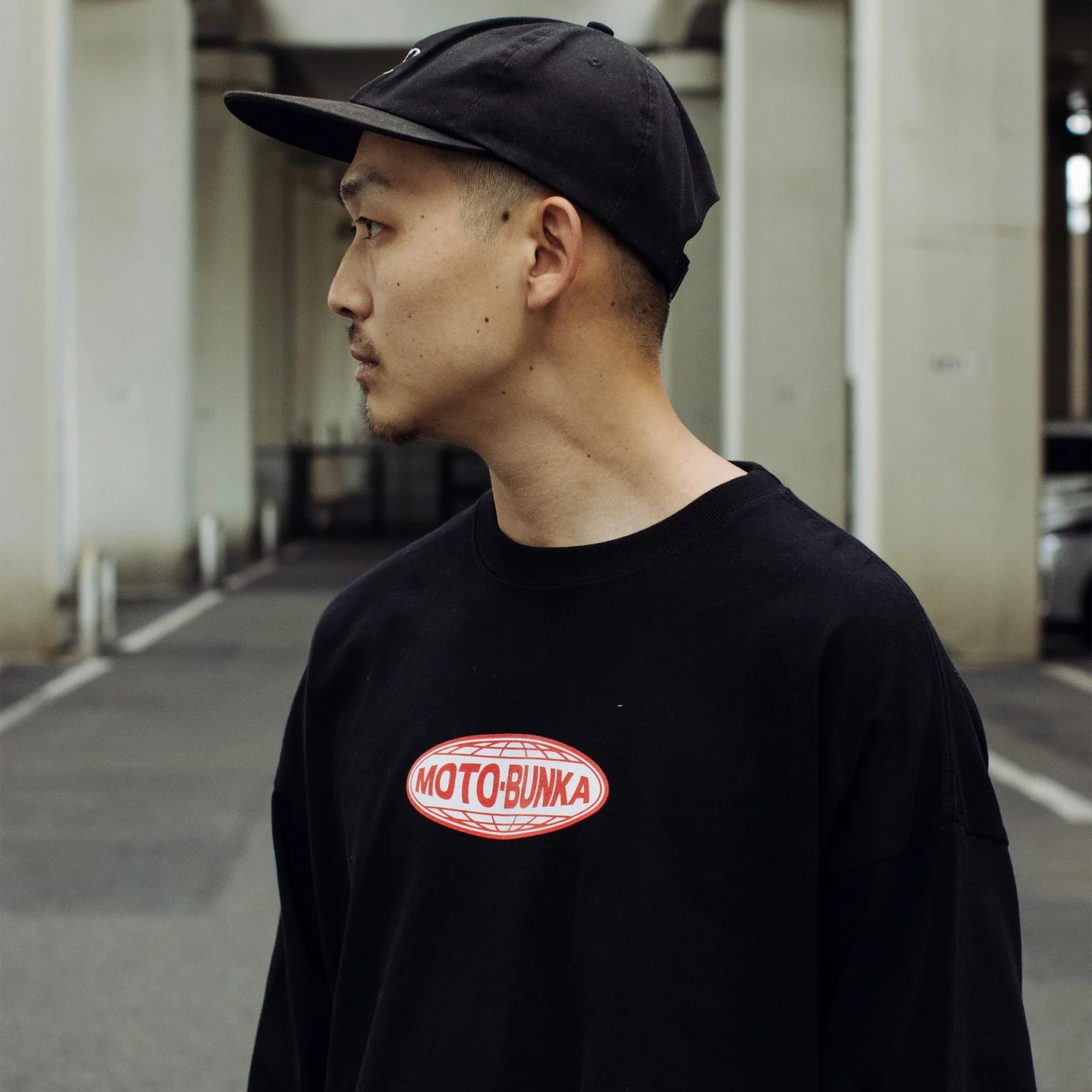 MOTO-BUNKA - Oval Logo Long Sleeve